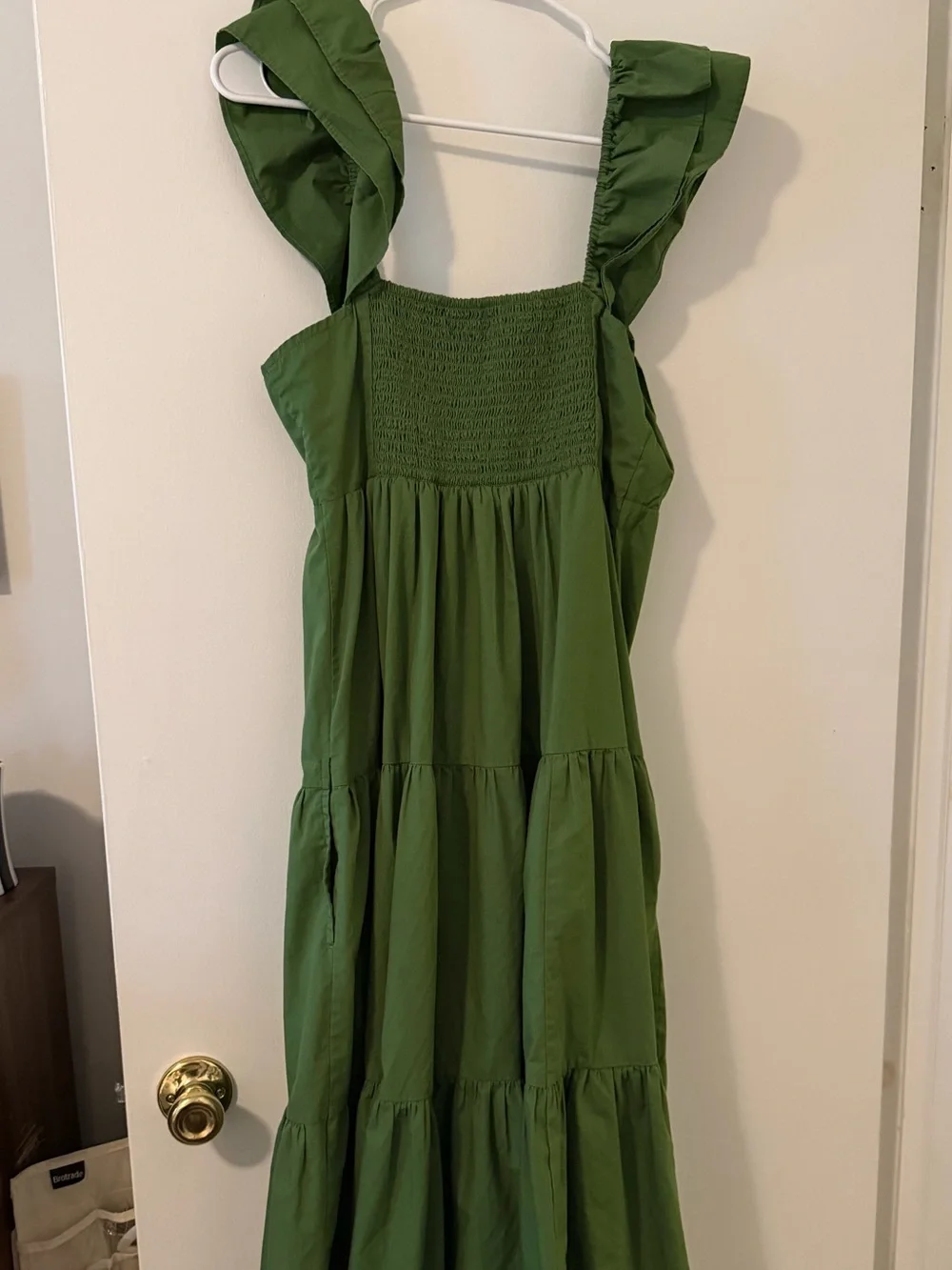 Abercrombie & Fitch Olive Green Maxi Dress